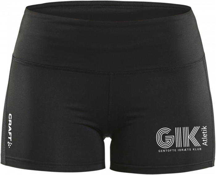 Craft - Gik Short Tight Pant W - Negro & blanco