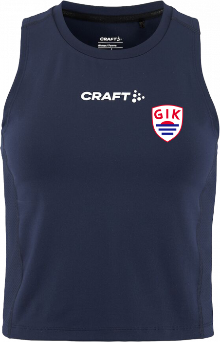 Craft - Gik Crop Singlet Women - Navy blue