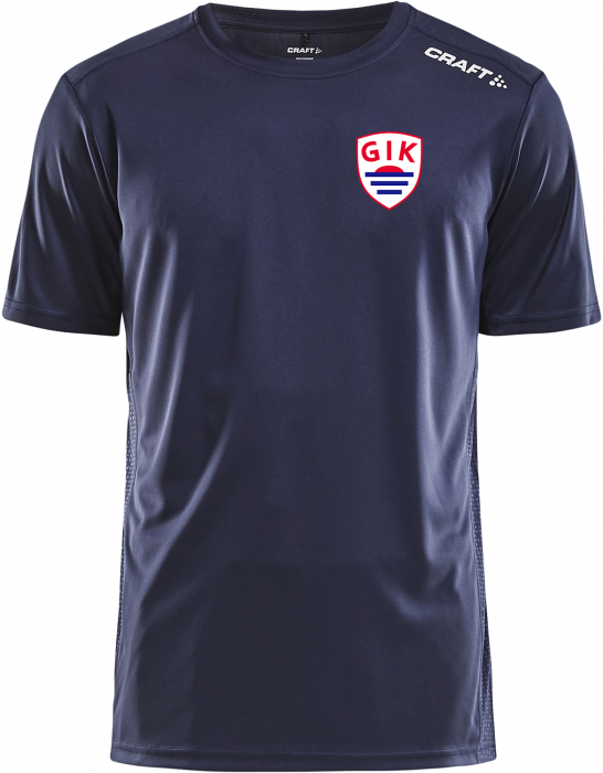 Craft - Gik Ss T-Shirt Herre - Navy blå & hvid