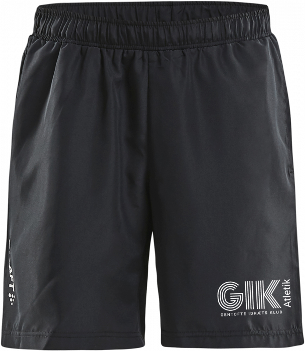 Craft - Gik Shorts Youth - Zwart & wit